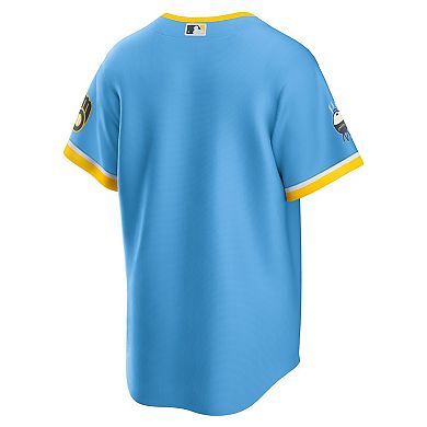 Men's Nike Powder Blue Milwaukee Brewers 2022 City Connect Replica Team Jersey