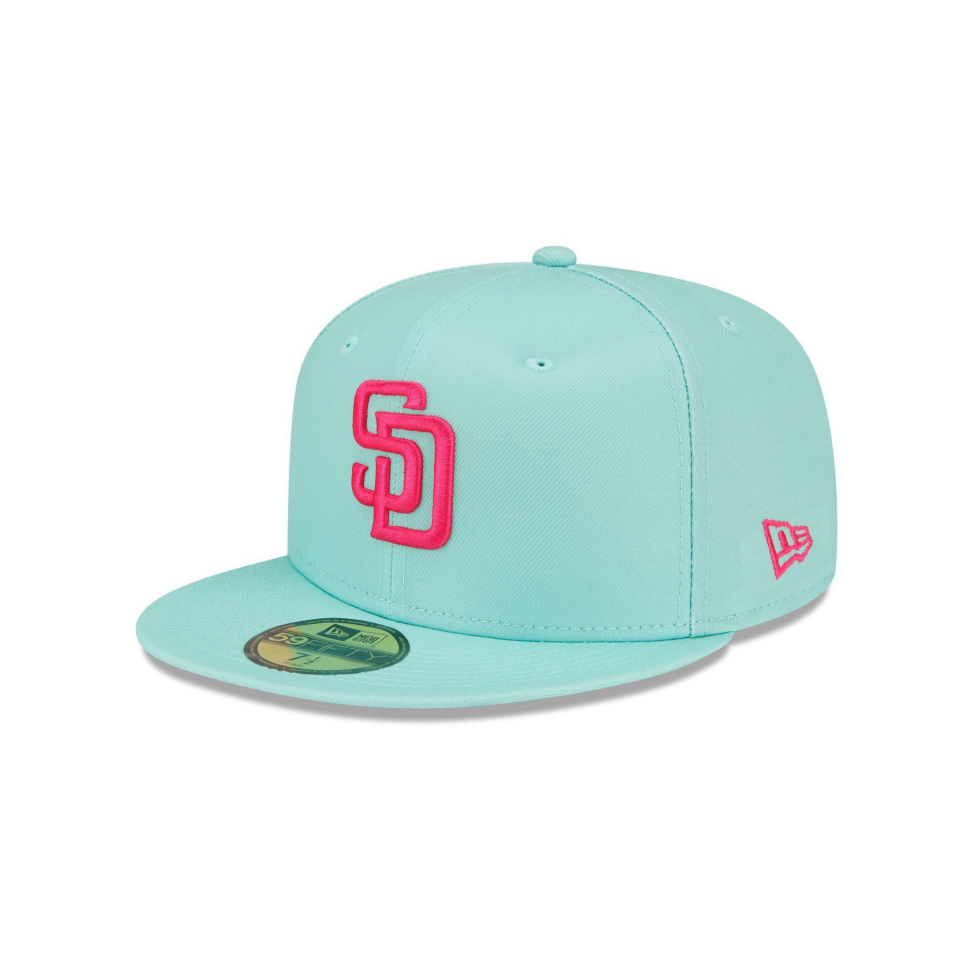Mens New Era Mint San Diego Padres 2022 City Connect 59FIFTY Fitted Hat, S
