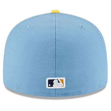 Men's New Era Powder Blue Milwaukee Brewers 2022 City Connect 59FIFTY Fitted Hat