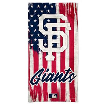 WinCraft San Francisco Giants 60'' x 30'' Patriotic Spectra Beach Towel