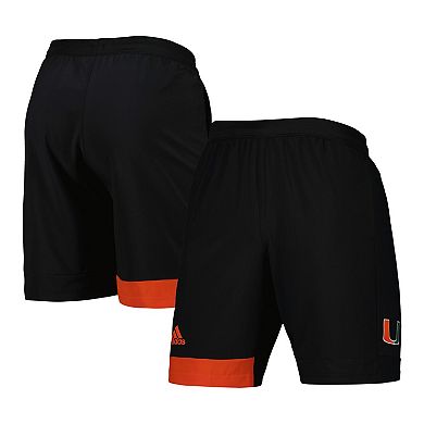 Men's adidas Black Miami Hurricanes AEROREADY Training Shorts