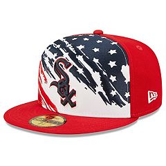 Men's New Era White/Red Chicago White Sox Cooperstown Collection 1983 MLB  All-Star Game Chrome 59FIFTY Fitted Hat
