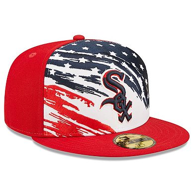 Men's New Era Red Chicago White Sox 2022 4th of July On-Field 59FIFTY Fitted Hat