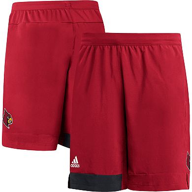 Men's adidas Red Louisville Cardinals Training Shorts