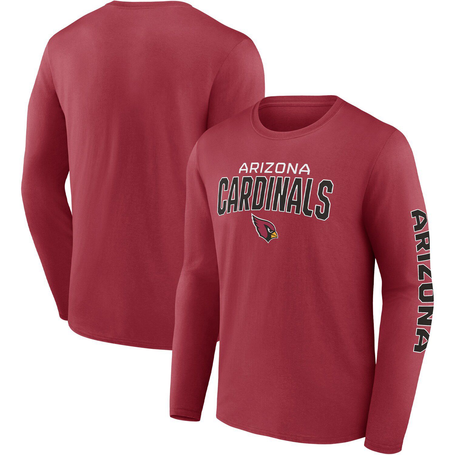 47 Cardinal Arizona Cardinals Skyler Parkway Cropped Long Sleeve T-Shirt