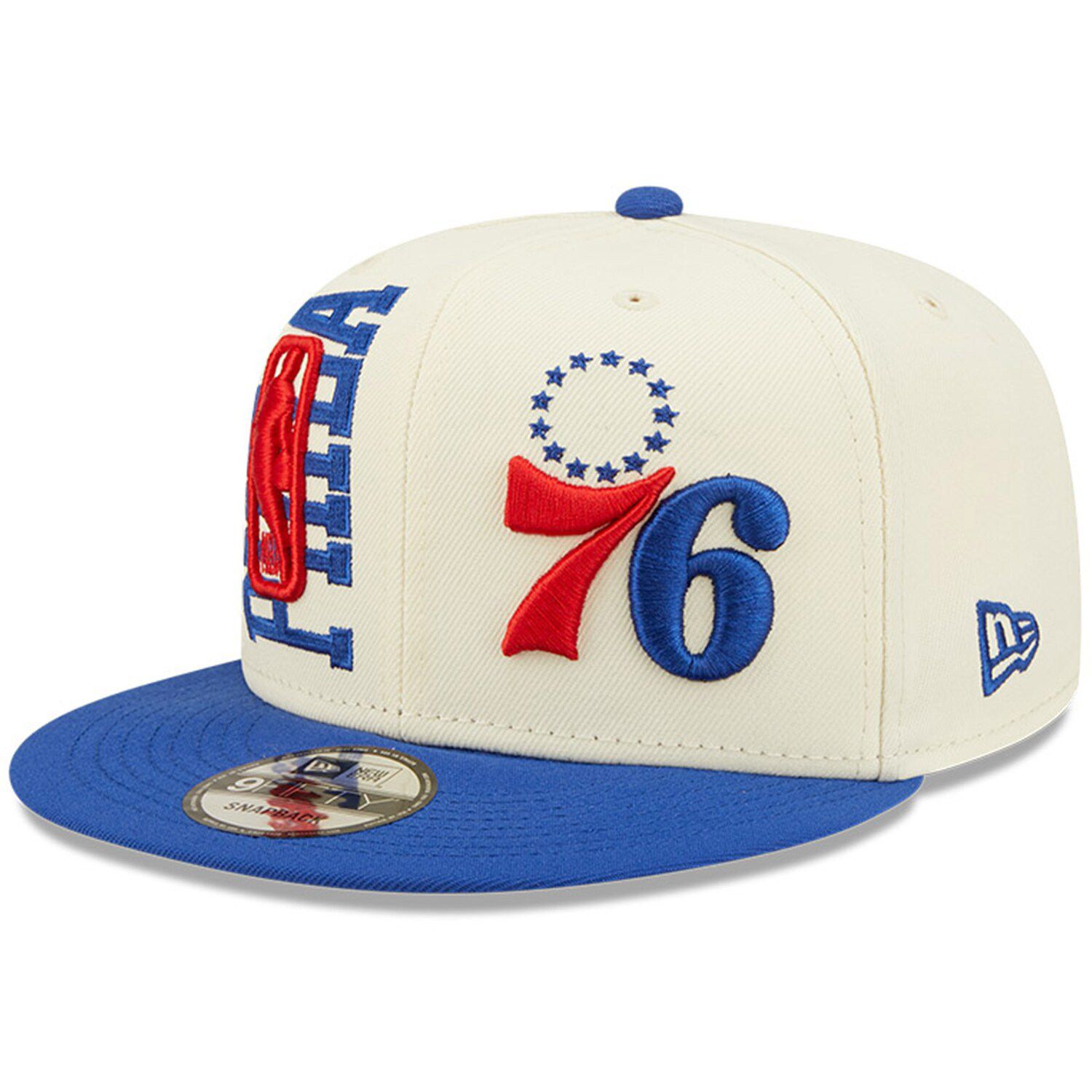 Philadelphia 76ers Sidewalk Sketch Black Dad Cap - Mitchell & Ness cap