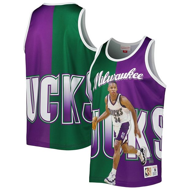 Ray Allen Milwaukee Bucks Mitchell & Ness NBA Jersey XL