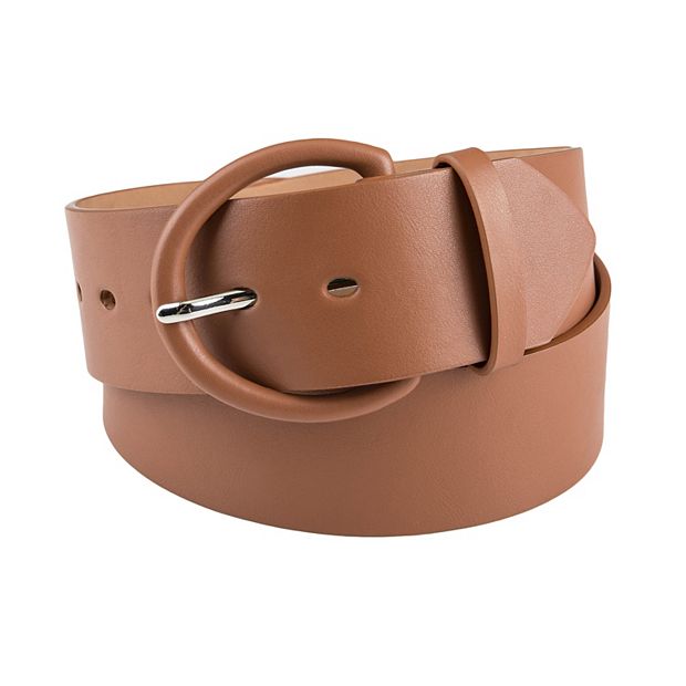 Leather covered buckle sale