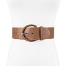 Women's LC Lauren Conrad Wide Covered Buckle Dress Belt in Regular & Plus