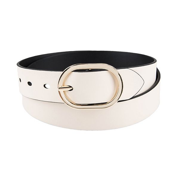 Women's LC Lauren Conrad Center Bar Reversible Buckle Belt in Regular ...