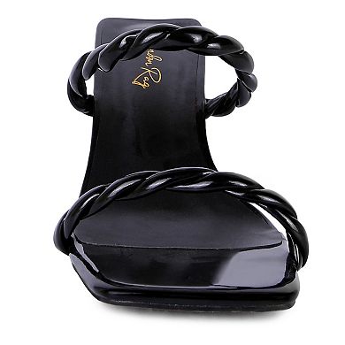 London Rag Inamorata Women's Braided Strap Dress Sandals