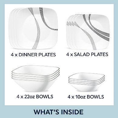 Corelle Urban Arc 16-pc. Dinnerware Set