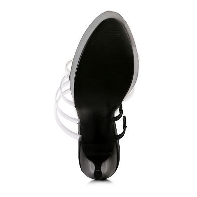 London Rag Shots Up Women's Ultra High Heel Sandals
