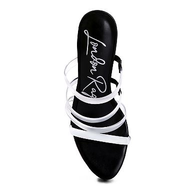 London Rag Shots Up Women's Ultra High Heel Sandals