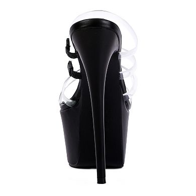 London Rag Shots Up Women's Ultra High Heel Sandals