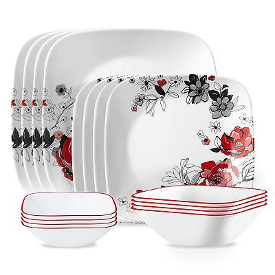 Corelle Chelsea Rose 16 pc. Dinnerware Set