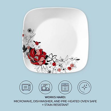 Corelle Chelsea Rose 16-pc. Dinnerware Set