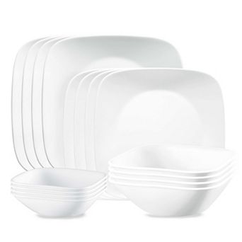 Corelle Vivid White 16 pc Dinnerware Set