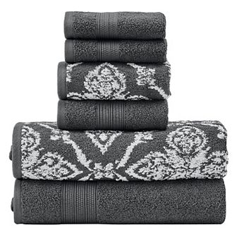Modern Threads 6 pc Amaris Jacquard Towel Set