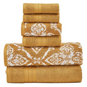 Modern Threads 6 pc Amaris Jacquard Towel Set