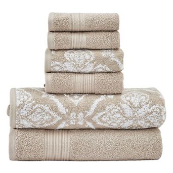 Modern Threads 6 pc Amaris Jacquard Towel Set