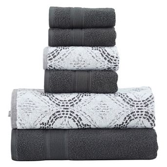 Modern Threads 6 pc Capri Jacquard Towel Set