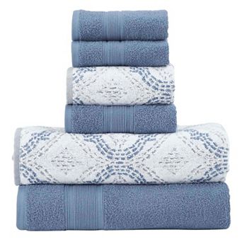 Modern Threads 6 pc Capri Jacquard Towel Set