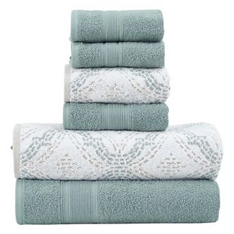 Modern Threads 6 pc Capri Jacquard Towel Set