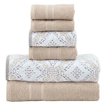 Modern Threads 6 pc Capri Jacquard Towel Set