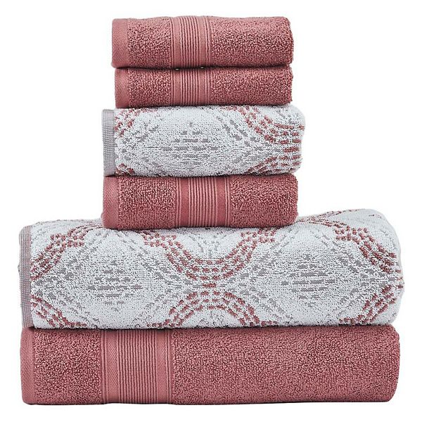 Modern Threads 6Piece Capri Jacquard Towel Set