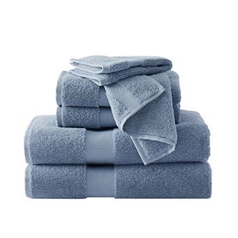 Brooklyn Loom Solid Turkish Cotton 6 pc Towel Set
