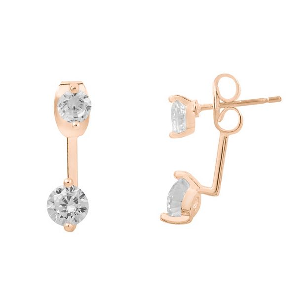 Lauren conrad sale rose gold earrings