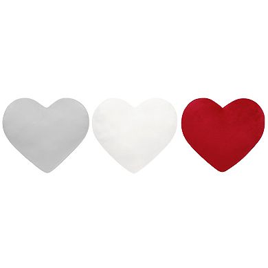 Celebrate Together™ Valentine's Day Shaped Heart 3-pack Throw Pillow Set