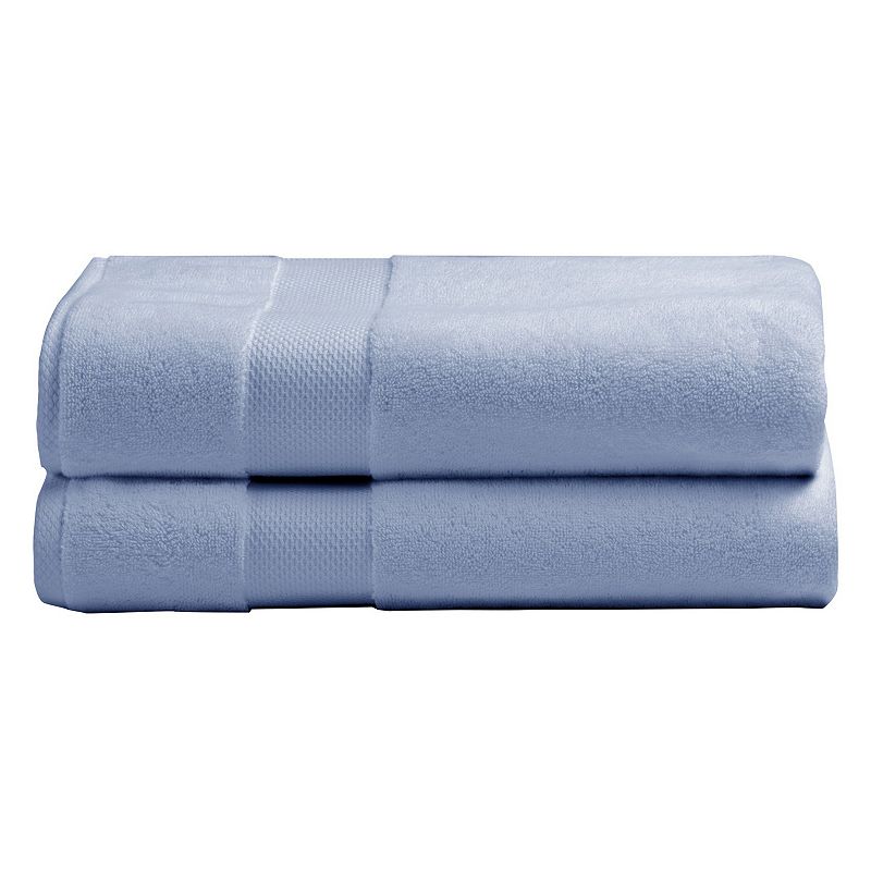 Charisma Heritage American 2-Piece Bath Towel Set, Blue, 2 PK
