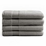 Charisma 4pk Heritage American Hand Towel Set Gray - Charisma