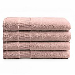 Woolaty Pink Hand Towel - Set of Three, Best Price and Reviews