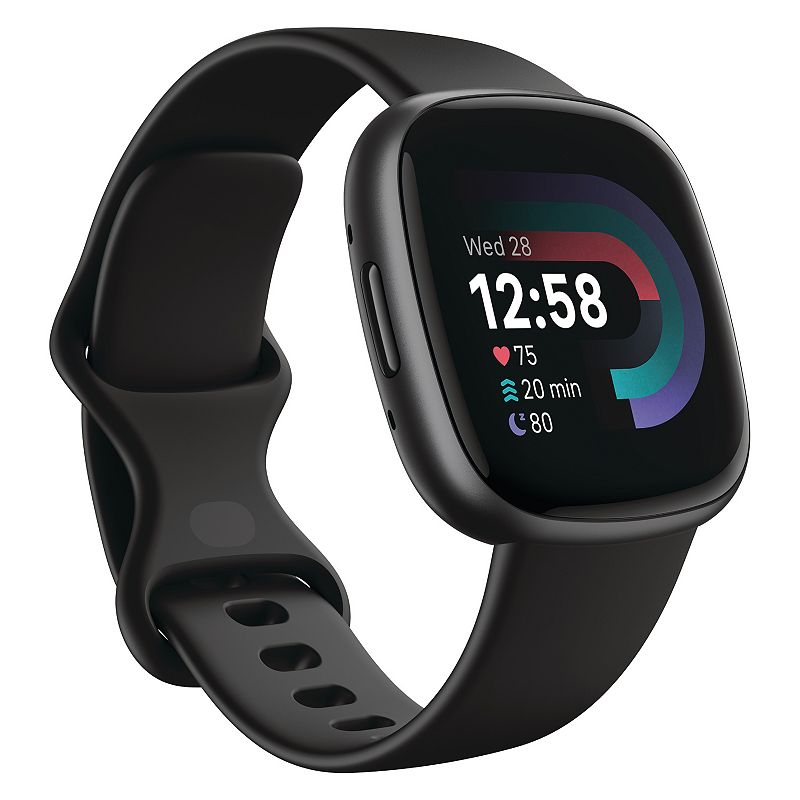 77229233 Fitbit Versa 4 Fitness Smartwatch, Black sku 77229233