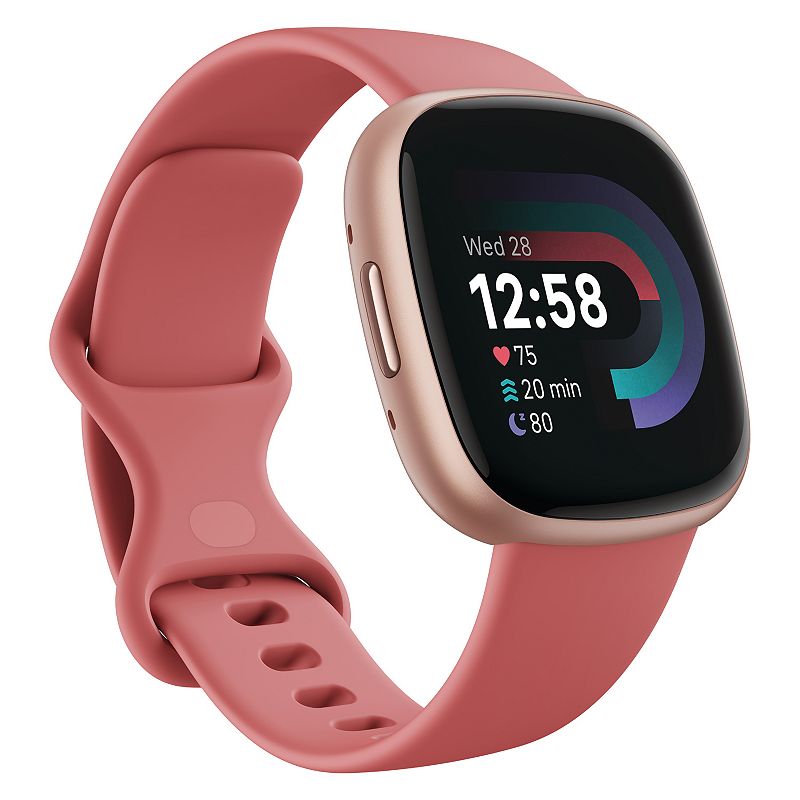 Fitbit Versa 4 Fitness Smartwatch, Pink
