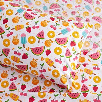 Sweet Home Collection Sweet Summer Fun Kids Sheet Set