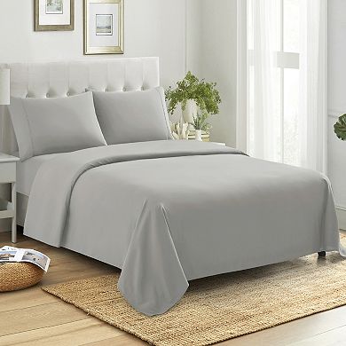 Sweet Home Collection 400 Thread Count Combed Cotton Sheet Set