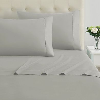 Sweet Home Collection 600 Thread Count Sateen Sheet Set with Pillowcases