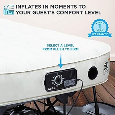 Ivation EZ-Bed, King Air Mattress with Built In Pump, Easy Inflatable Mattress