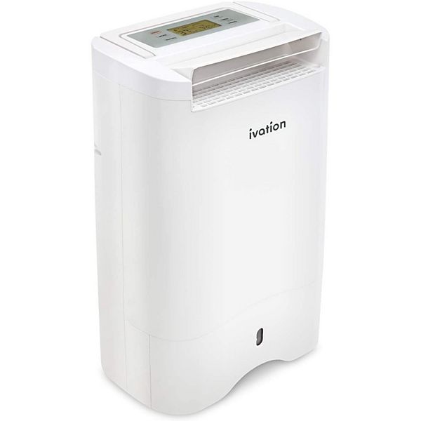 Ivation 19 Pint Desiccant Dehumidifier with Continuous Drain Hose