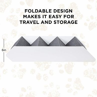 Arf Pets Wood Dog Stairs, High Beds Ramp Adjustment Wide Pet Steps, For Cat and Dogs