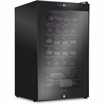 Ivation Wine Fridge, Freestanding Wine Refrigerator, 24 Bottle Wine Cooler