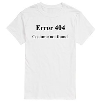 Big & Tall Error 404 Tee