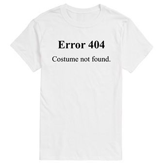 Big & Tall Error 404 Tee