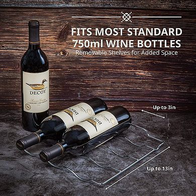 Ivation 18-Bottle Wine Cooler, Freestanding Wine Fridge with Lock