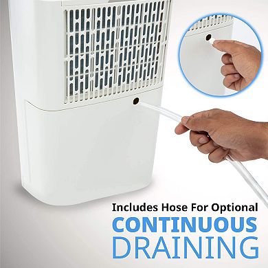 Ivation 14.7 Pint Dehumidifier Small and Compact with Continuous Drain Hose