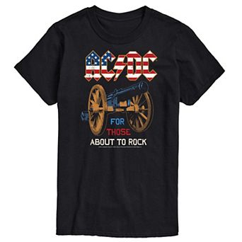 Big & Tall ACDC About To Rock Tee